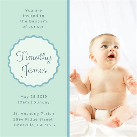 Design Your Own Christening Invitations .